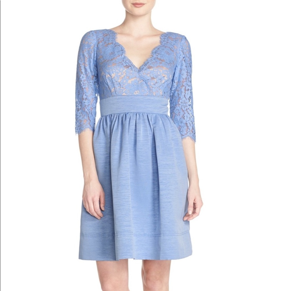 Eliza J Lace & Faille Dress Size 12